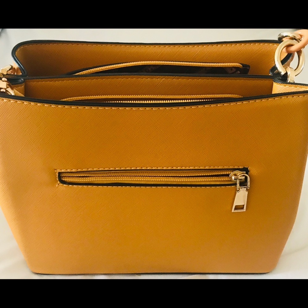 Yellow handbag